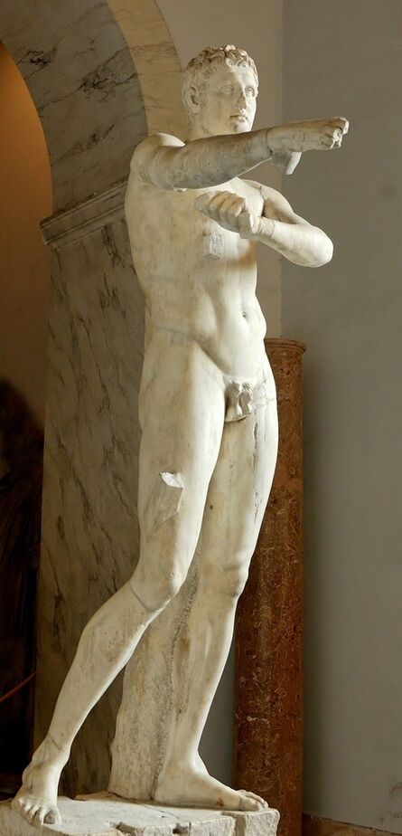 Lysippos, ‘The Man Scraping Himself (Apoxyomenos), Roman copy after the original bronze of ca. 350-325 B.c.’, 1st century A.D.