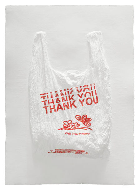 Analía Saban, ‘THANK YOU THANK YOU THANK YOU THANK YOU THE VERY BEST Plastic Bag’, 2016