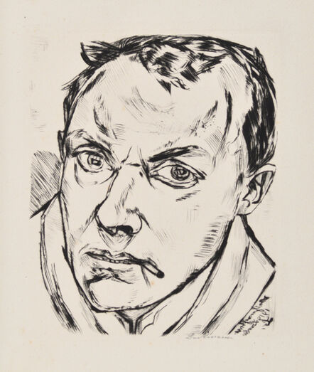 Max Beckmann, ‘Large Self-Portrait’, 1919