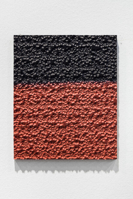 Johannes Wohnseifer, ‘Aluminium Painting (black_red)’, 2021