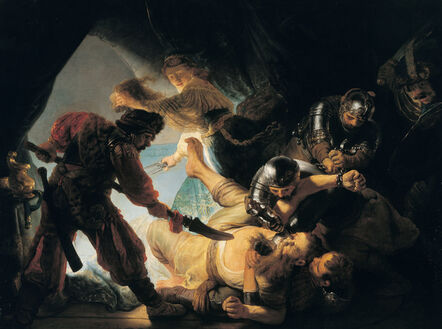 Rembrandt van Rijn, ‘The Blinding of Samson’, 1636