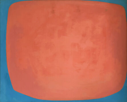 Louis Ribak, ‘Red and Blue Abstract’, ca. 1960-1970's