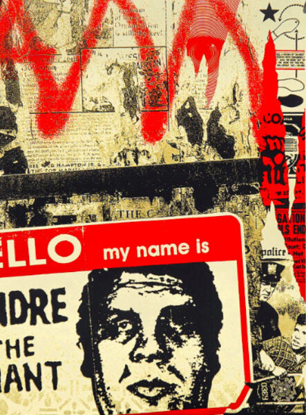 Shepard Fairey, ‘Hello My Name Is’, 2019