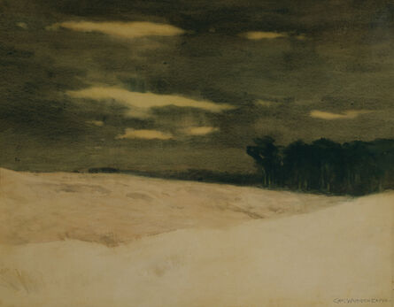 Charles Warren Eaton, ‘Snow Slopes’, ca. 1900