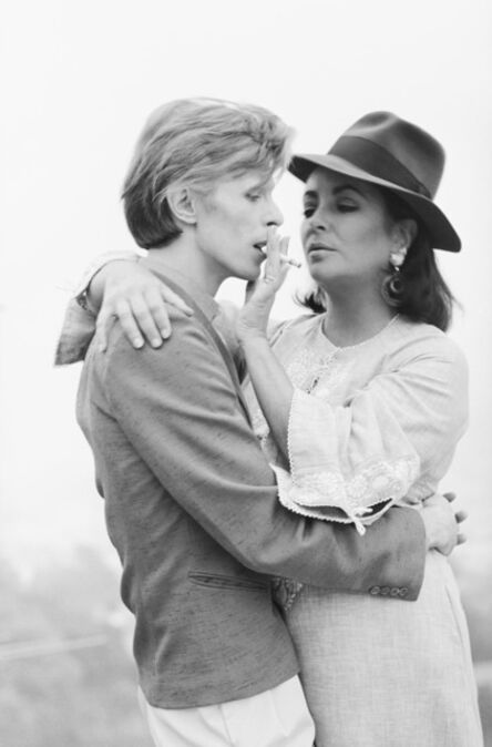Terry O'Neill, ‘David Bowie and Elizabeth Taylor’, 1975