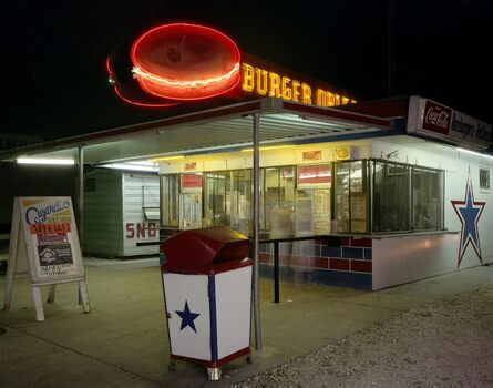 Jim Dow, ‘Orleans Burger Joint at Night, New Orleans, Louisiana’, 1980
