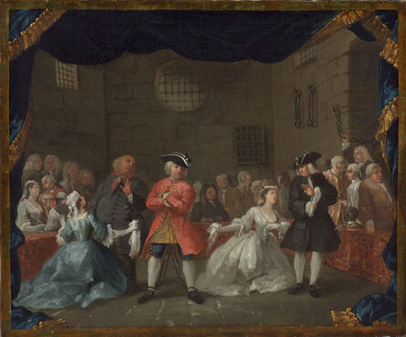 William Hogarth, ‘A Scene from The Beggar's Opera’, 1728/1729