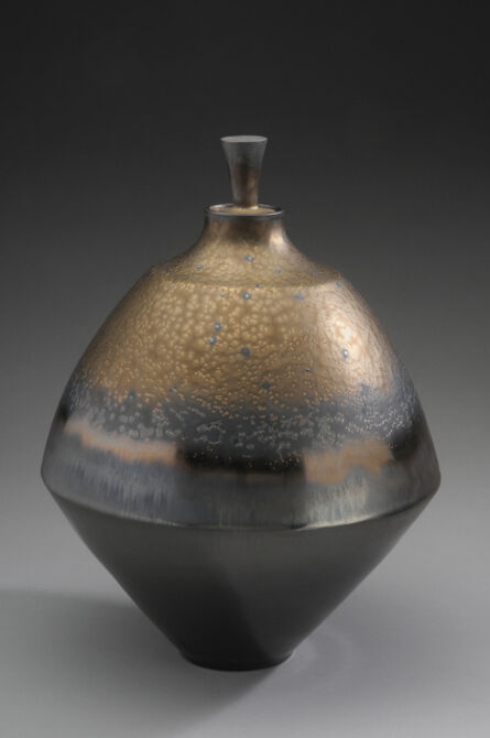 Hideaki Miyamura, ‘Jar, bonze and black glaze’, 2019