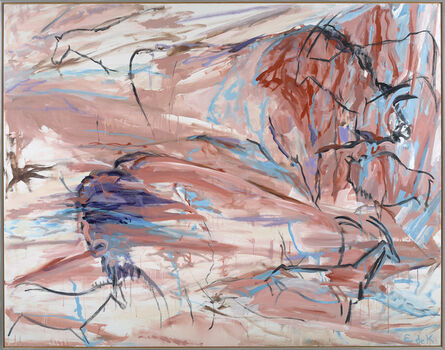 Elaine de Kooning, ‘Desert Wall, Cave #96’, 1986