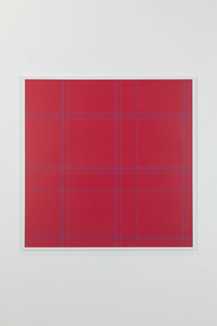 François Morellet, ‘Two patterns of perpendicular lines, 105/125’, 1952