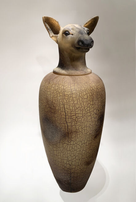 William Morris (b. 1957), ‘CANOPIC JAR-COW ELK’, 1993