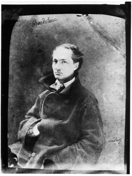 Nadar, ‘Portrait of Charles Baudelaire’, ca. 1855
