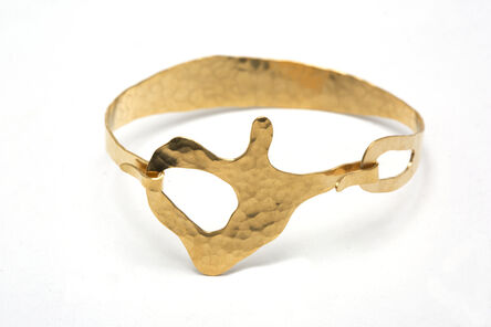 Jacques Jarrige, ‘Bracelet in gold plated Brass "Echo"’, 2015