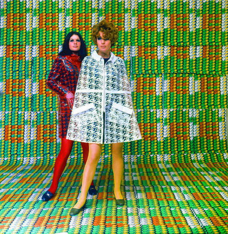 Thomas Bayrle, ‘Models wearing coats designed by Lukowski + Ohanian with textile pattern by Thomas Bayrle, Galleria Apollinaire, Milan’, 1967-1968