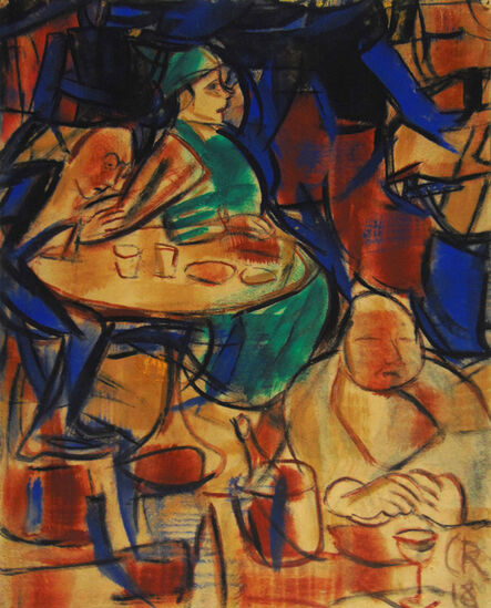 Christian Rohlfs, ‘In the Cafe | Im Café’, 1918