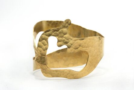Jacques Jarrige, ‘"Rhea" BRACELET gold plated and Hand Hammered By Jacques Jarrige’, 2016