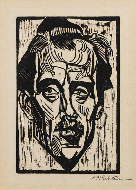 Max Pechstein, ‘Bildnis Dr. Freudlich (Portrait of Dr. Freudlich)’, 1918