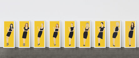 Alex Katz, ‘Black Dress (Portfolio of 9)’, 2015