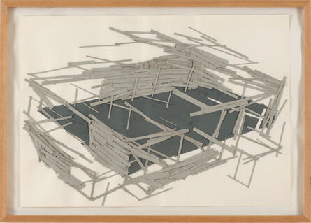 Tadashi Kawamata, ‘Site plan1’, 1991