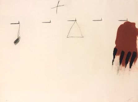Antoni Tàpies, ‘Claus i ditades’, 1971