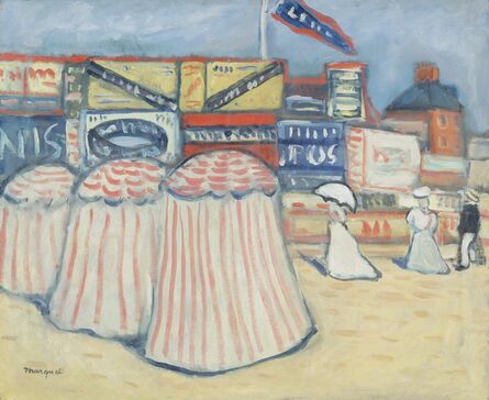 Albert Marquet, ‘The Beach at Trouville’, ca. 1906