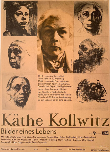 Käthe Kollwitz, ‘Kathe Kollwitz, Bilder eines Lebens (Pictures of a Life) Poster, Gallery Poster ’, 1987
