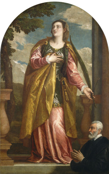 Paolo Veronese, ‘Saint Lucy and a Donor’, probably c. 1580