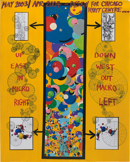 Keith Tyson, ‘Studio Wall Drawing: MAY 2003/ APR 2004 - Designs for Chicago Hyatt Centre’, 2005