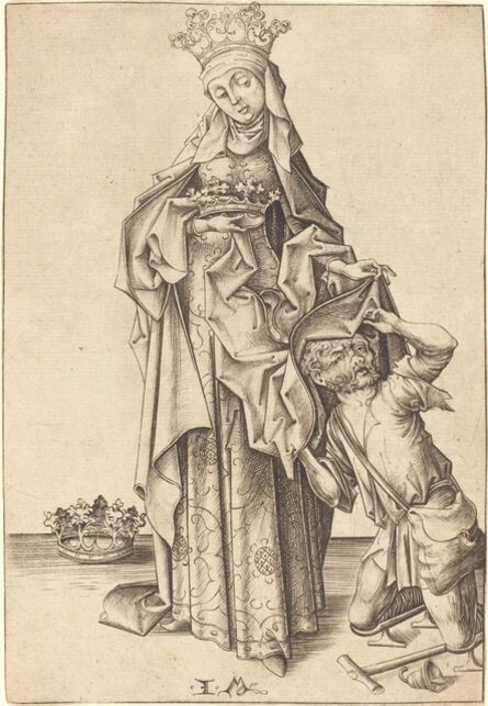 Israhel van Meckenem, ‘Saint Elizabeth of Thuringia’, ca. 1475/1480