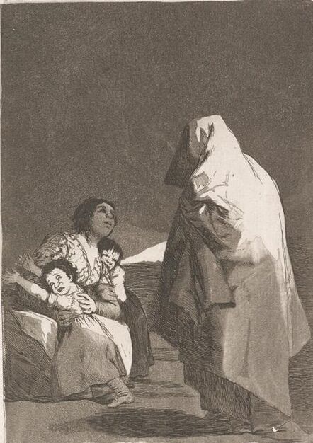 Francisco de Goya, ‘Que Viene el Coco (The Bogey-Man is Coming)’, 1799