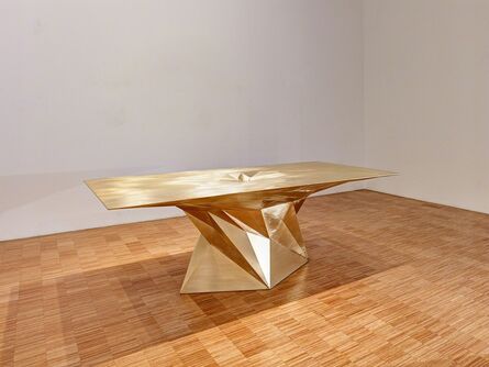 Zhoujie Zhang, ‘Brass Tornado Table (SQN7-T)’, 2014