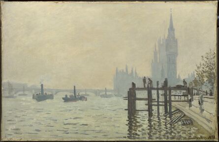 Claude Monet, ‘The Thames below Westminster’, about 1871