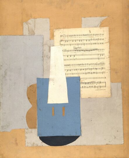 Pablo Picasso, ‘Violin with sheet of music’, Autumn-1912