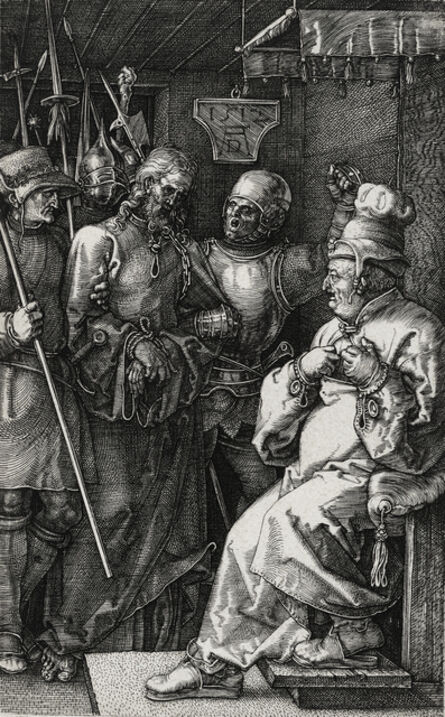 Albrecht Dürer, ‘Christ before Caiaphas, from The Passion’, 1512