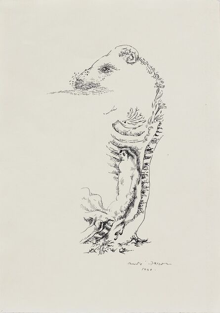 André Masson, ‘Bélier pourrissant (Disintegrating Ram)’, 1940
