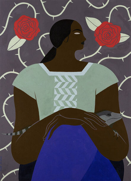 Hilda Palafox, ‘Mujer e Iguana’, 2020