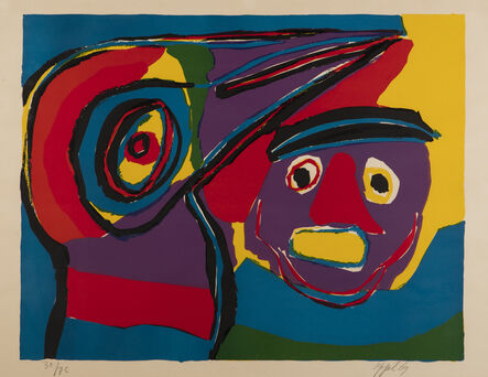 Karel Appel, ‘[Abstract Composition with Face]’, 1969