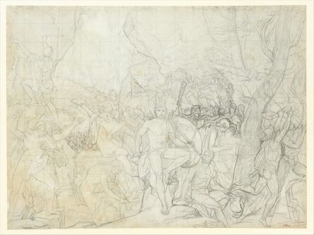 Jacques-Louis David, ‘Leonidas at Thermopylae’, ca. 1814
