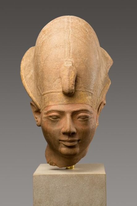 Unknown Egyptian, ‘Head of King Amenmesse Wearing the Blue Crown’, ca. 1203–1200 B.C.