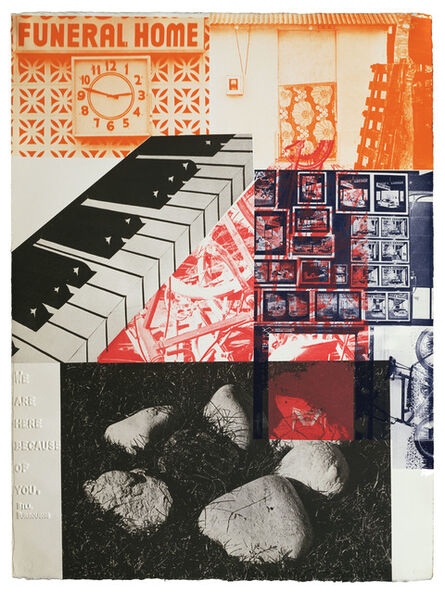 Robert Rauschenberg, ‘American Pewter with Burroughs VI’, 1981