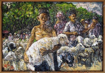 Awiki, ‘Man with Sheep’, 2012