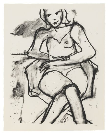 Richard Diebenkorn, ‘Seated Woman with Hands Crossed’, 1965