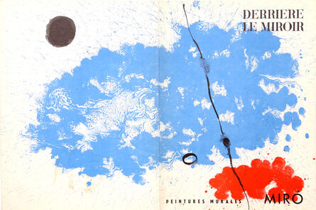 Joan Miró, ‘Peinture Murales, Cover of Derrière le Miroir ’, 1961