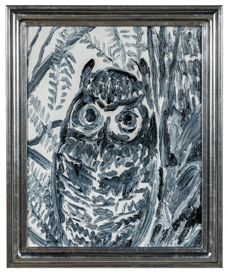 Hunt Slonem, ‘Hound Owl Deep in the Forest’, 2022