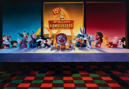 Ron English, ‘Last Supper with MC Supersized’, 2008