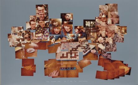 David Hockney, ‘'The Scrabble Game January 1, 1983'’, 1983