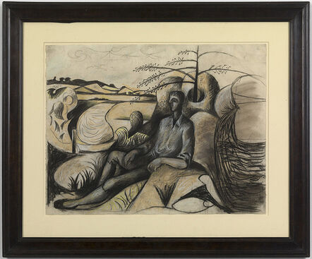 John Craxton, ‘Dancer in a Landscape’, 1943