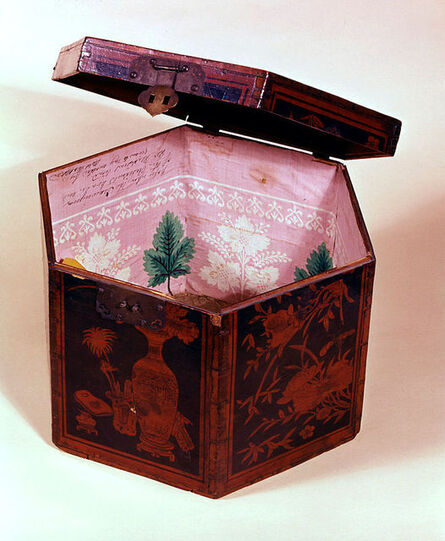 Unknown Artist, ‘Tea Box with White House Wallpaper’, ca. 1809-1811
