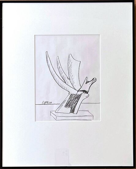 Seymour Lipton, ‘Untitled sculpture drawing ’, 1979