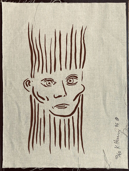 Keith Haring, ‘Portrait of Joseph Beuys ’, 1986